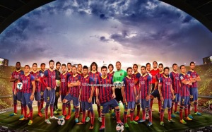 PES 2014 Menu Graphic FC Barcelona by Silveriinha